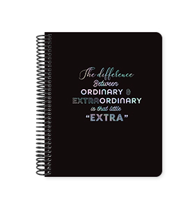 2022 Diary Changeable Black Quote